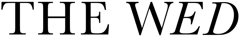 The word "THE WED" in large stylized typography against a white background.